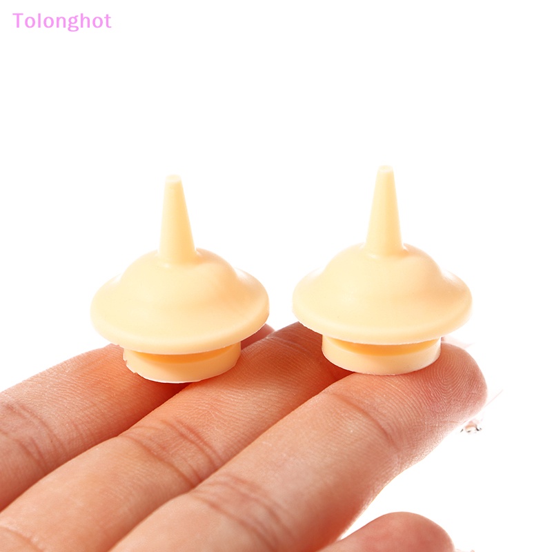 Tolonghot&gt; 2Pcs Universal Pet Feeding Nipple Mini Silikon Dot Makan Untuk Bayi Baru Lahir Anak Kucing Anakan Kelinci Hewan Kecil Nipples well