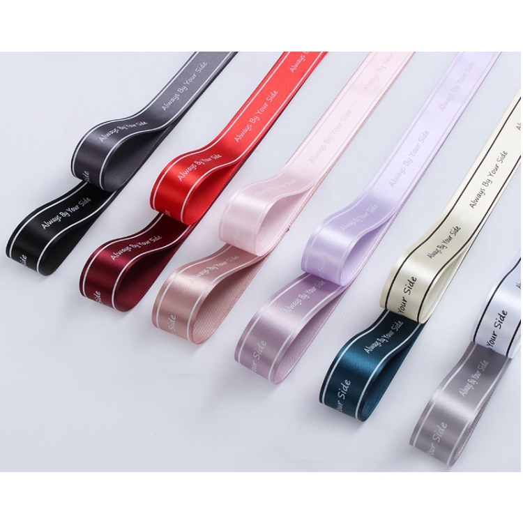 

Lebar 2.5cm 5M Pita Satin Hiasan Dekorasi Always Be Your Side Fst