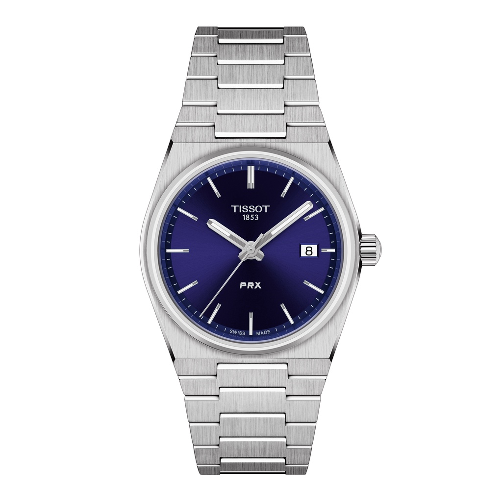 Tissot PRX Blue Dial 35mm Jam Tangan Wanita - T1372101104100