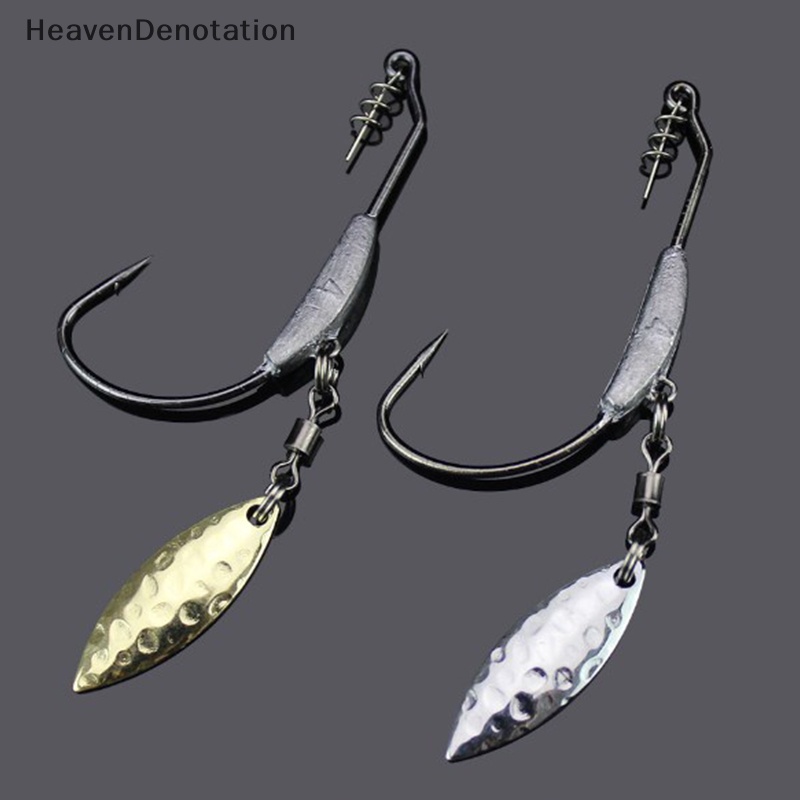 [HeavenDenotation] 4.5g 5.5g 7.2g Dengan Kait Engkol Timbal Dan Perut Lebar Payet Single Hook Path Sub Lead Head Hook HDV