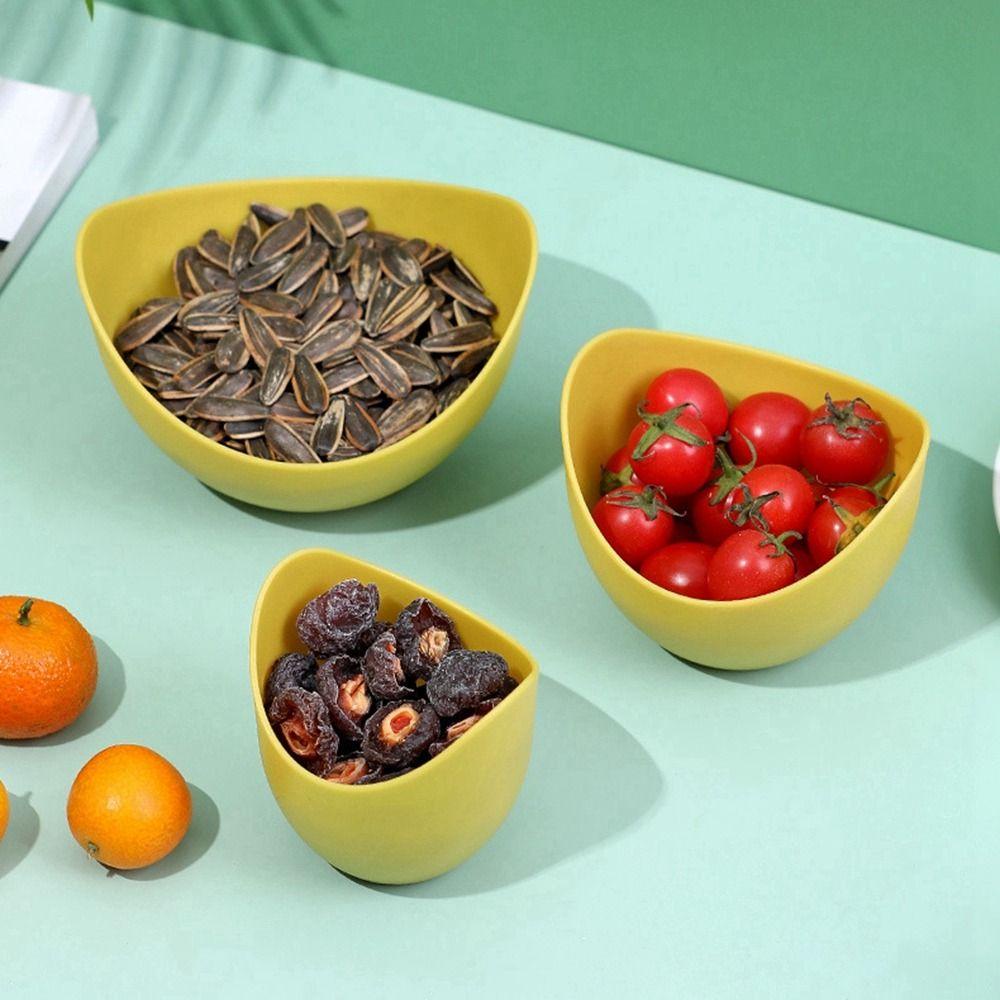 Stackable Multifunction Fruit Bowl Mangkuk Buah Multifungsi Dapat Ditumpuk Praktis Kapasitas Besar Nampan Saji Hias Plastik Kacang