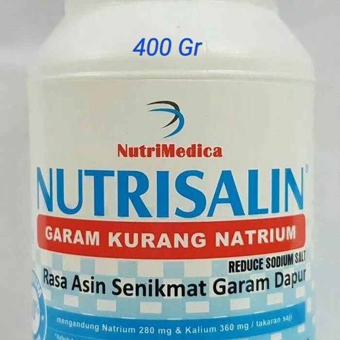 

✨Ready Stok✨ - Nutrisalin garam diet 400gr garam rendah natrium 400 gr garam dapur- 1.2.23
