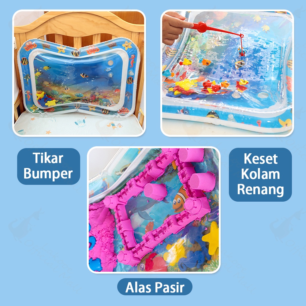 Moony Baby water pad matras air bayi anak Baby kids water play mat playmat mainan edukatif