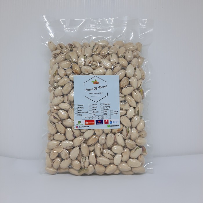

✨Ready Stok✨ - Kacang Pistachio Roasted 500gr salty (matang)