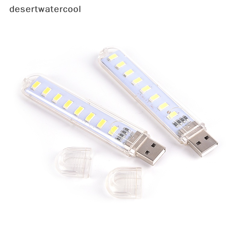 Deid Lampu LED Mini USB 8led Camping Portable Night USB Gadget Lighg Untuk PC Laptop Martijn