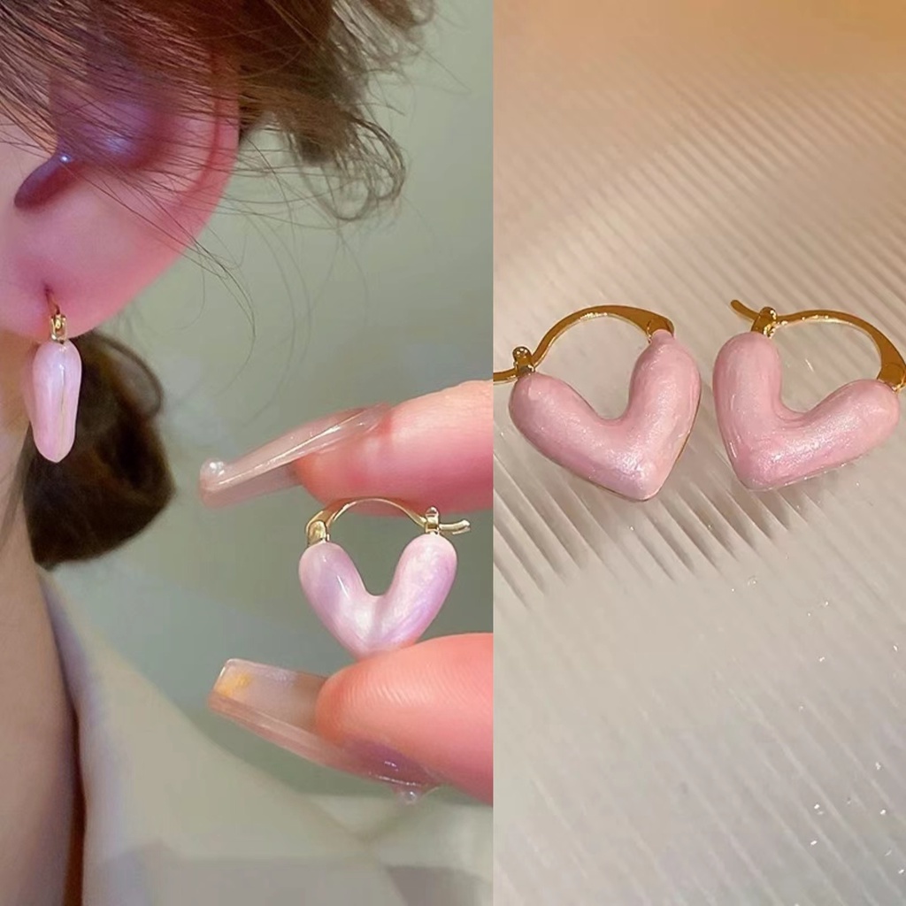 Mh Fashion Warna Drop Kalung Liontin Untuk Wanita Ins Kepribadian Niche Klavikula Rantai2023Musim Panas Terbaru Mewah Baru Dopamin Aksesoris