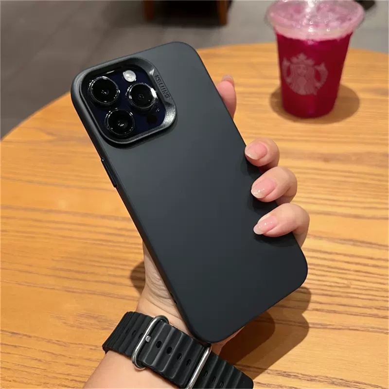 Casing stand Lipat Mewah Iphone13 14 Pro Max case iPhone 11 12 Pro Max14 Matte Mewah stylish Perlindungan shockproof hard case