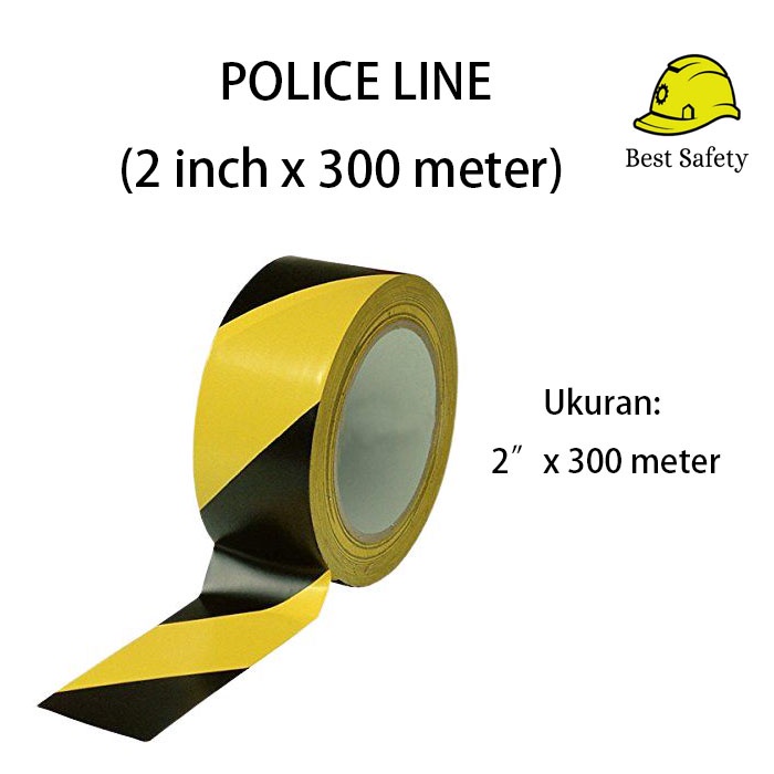 PROMO UNTUKMU!! Police Line / Garis Polisi 2 inchi x 300 meter / Barricade Tape