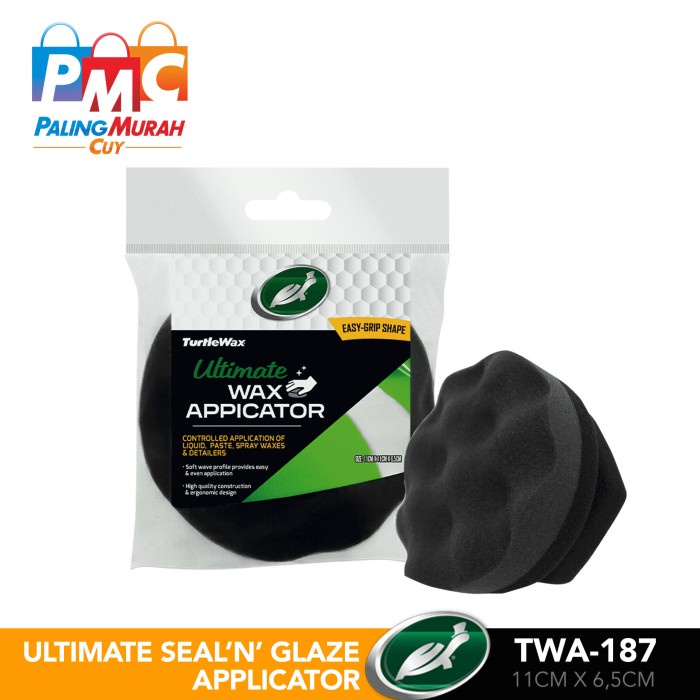 Turtle Wax Ultimate Wax Applicator TWA-187,Busa Spon Poles Mobil Motor