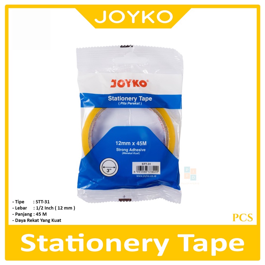 

JOYKO - Stationery Tape ST-31 12mm x 45mtr - Roll