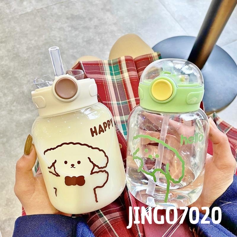 [JINGO] - Botol Minum Anak Sedotan Lucu Botol Minum Bayi Training Cup Karakter Anti Tumpah Viral Aesthetic