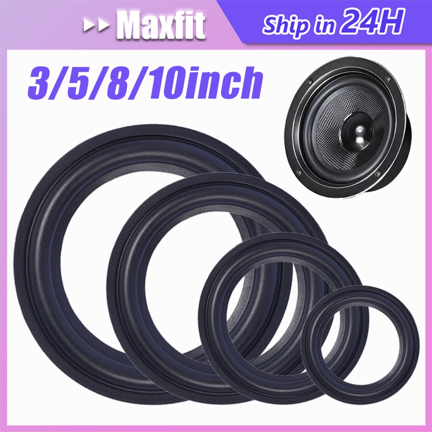 Karet Speaker Spon Busa 3 / 5 / 8 / 10 Inch Pinggiran Karet Speaker Woofer Rubber Ring Speaker Surro
