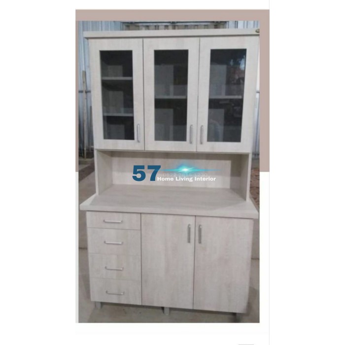 Rak Dapur - Lemari Dapur Minimalis Bahan Plywood HPL Serbaguna