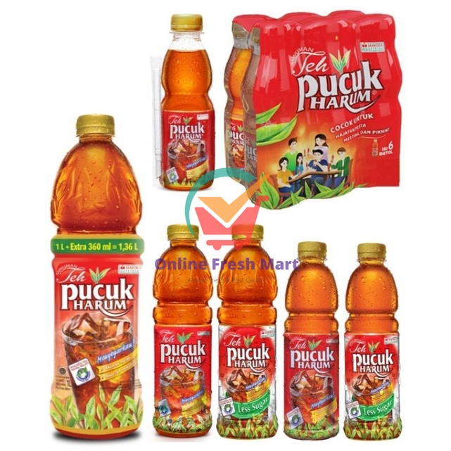 

(kirim instant) Teh Pucuk Harum Aneka minuman teh Jasmine Less sugar - Online Fresh Mart Denpasar