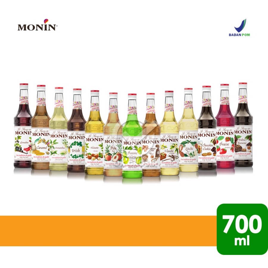 

Monin Syrup / Sirup Monin All Varian (Botol 700 ml)