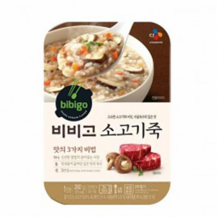 

Bibigo Rice Porridge With Beef 280gram