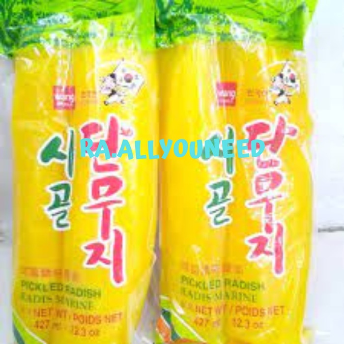 

Cut Danmuji /Irisan Acar Lobak 350gr