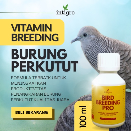 ( Bos_Organik ) Vitamin Breeding Perkutut / Vitamin Ternak Perkutut / Obat Breeding Ternak Burung Pe