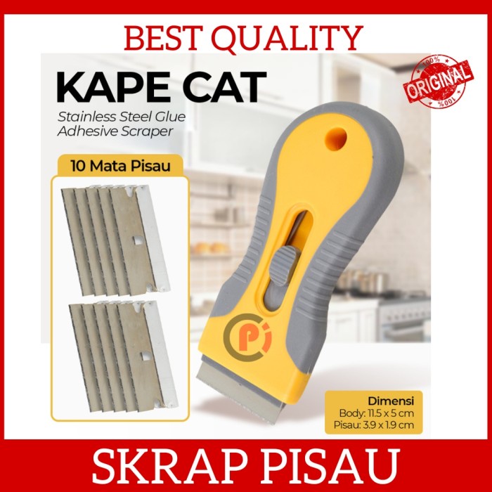 Skrap Pisau Refill Pengupas Cat Stiker Sticker Serbaguna Scraper Knife
