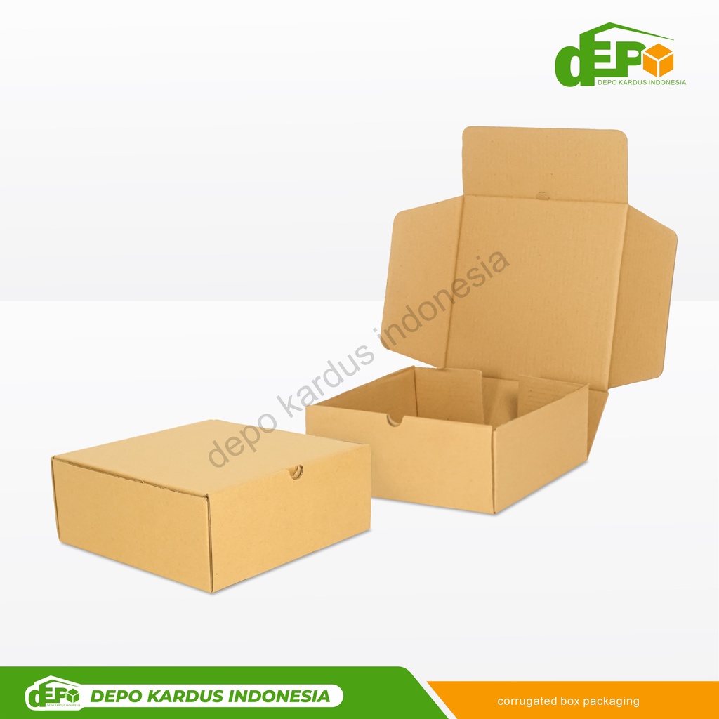 

Depo Box 25x25x10 cm Box/kardus/Karton/Paking/Hampers/gift/tinggi10