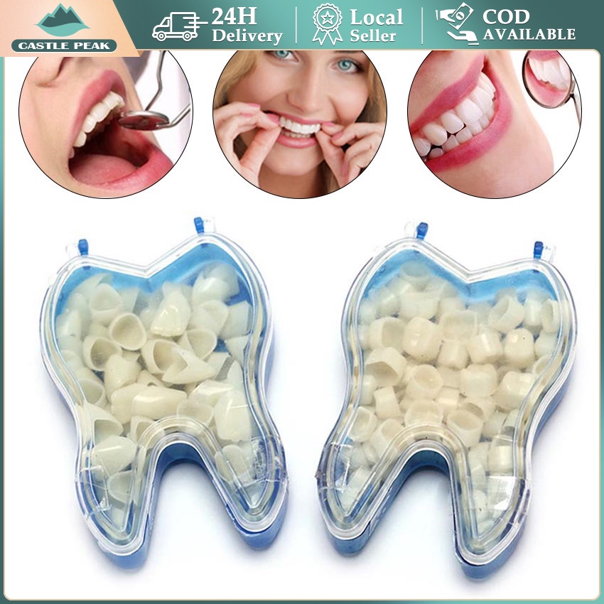 Gigi Palsu Penambal Ompong Temporary  Crown gigi sarung gigi mahkota gigi jaket gigi Teeth Mahkota g