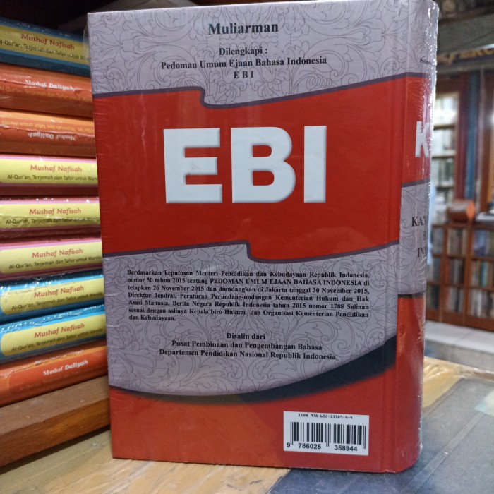 KAMUS KBBI KAMUS BESAR BAHASA INDONESIA DILENGKAPI PUEBI  HC