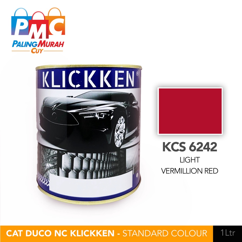 Cat Klickken Automotive Refinishes - Light Vermillion Red KCS 6242