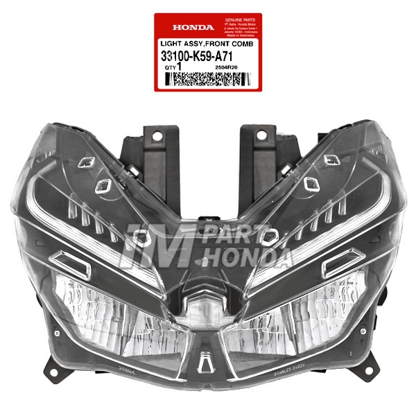 Promo 33100-K59-A71 Reflektor Assy Lampu Depan Vario 125 150 Led New K59J 2018 2019 2020 2021