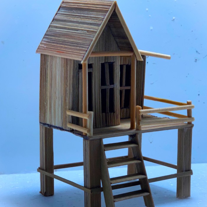 miniatur rumah aquascape