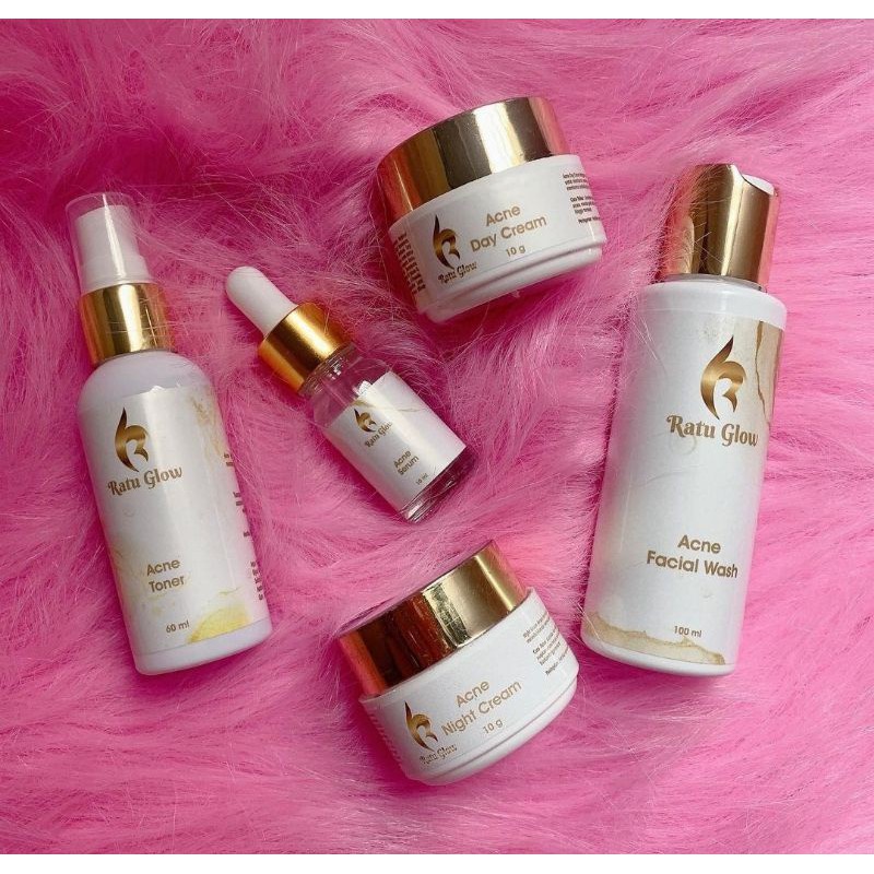 𝗥𝗮𝘁𝘂 𝗚𝗹𝗼𝘄 𝗣𝗮𝗸𝗲𝘁 𝗥𝗲𝗴𝘂𝗹𝗮𝗿 Acne Series &amp; Brightening Series Original BPOM