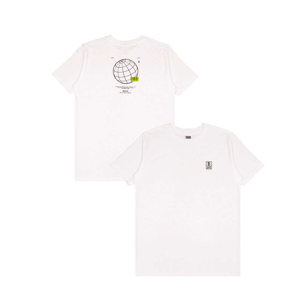MORWICK - Kaos Short Sleeve Lengan Pendek Pria - Involved - Putih