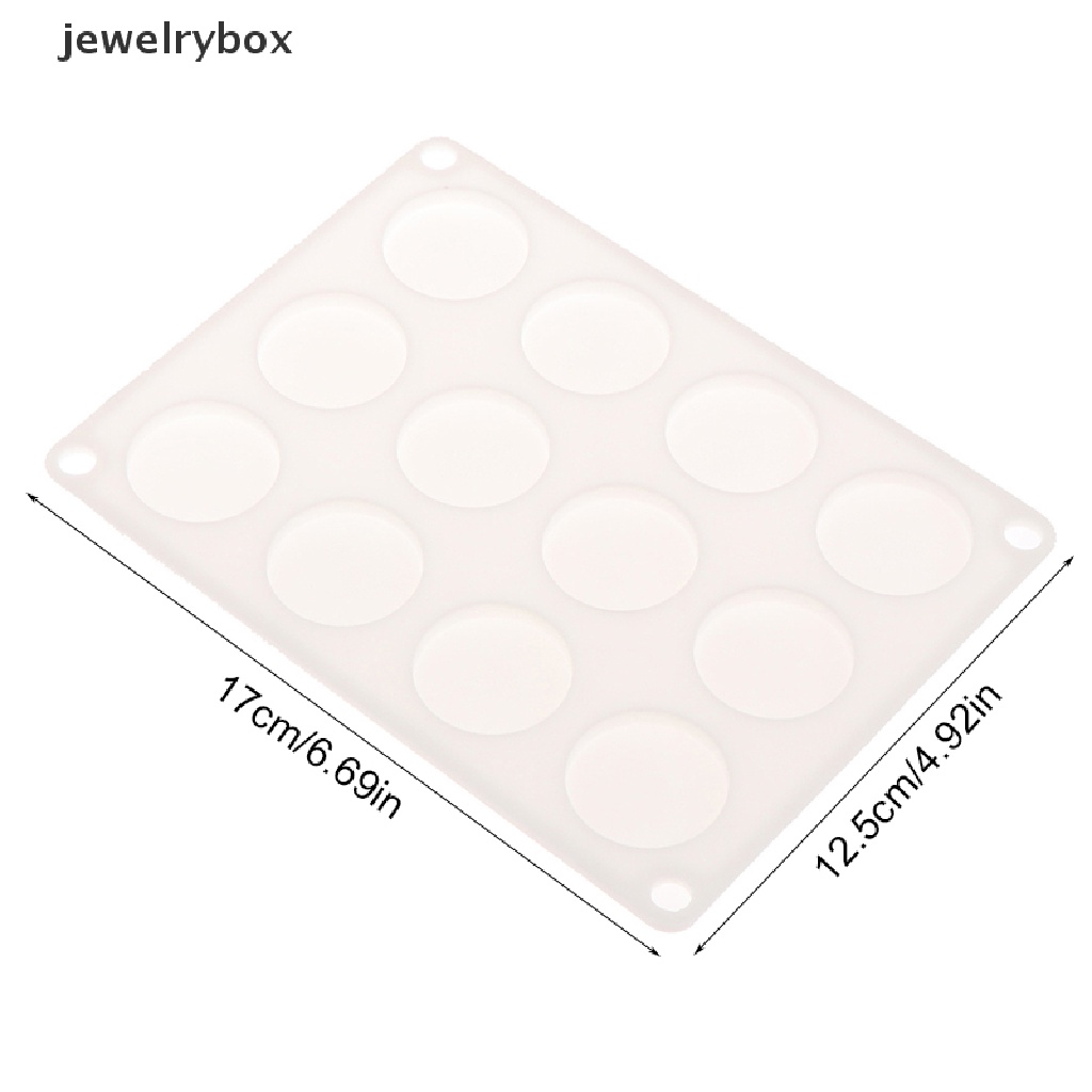 [jewelrybox] 1pc Alas Cetakan Silikon Stempel Segel Lilin Dengan Pad Cetakan Rongga 12-alat Cetakan Untuk Butik Kerajinan DIY