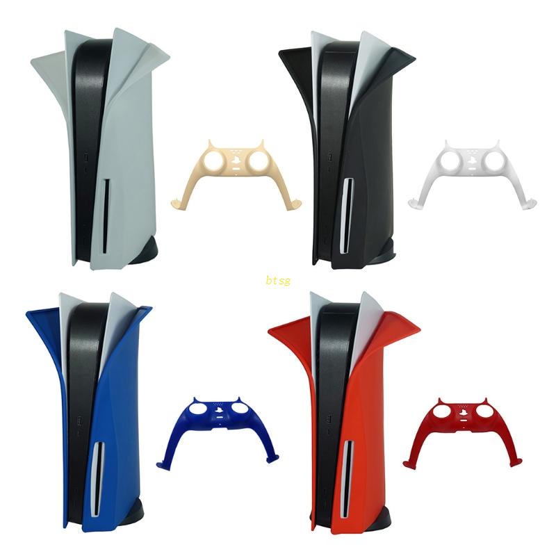 Btsg Pelindung Penutup Konsol Shockproof Lembut Untuk Shell Dengan Controller Strip Hias Plat Depan Untuk