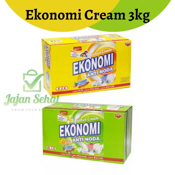 Ekonomi Cream Detergent Kotak 3kg