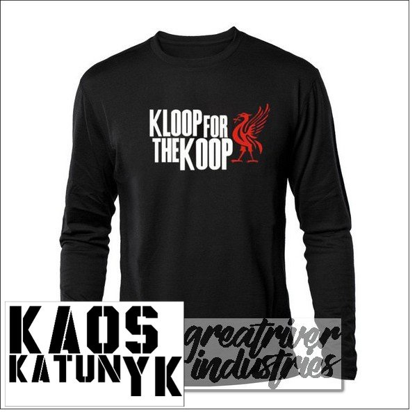 kaos liverpool kloop for the koop ( lengan panjang ) cotton distro