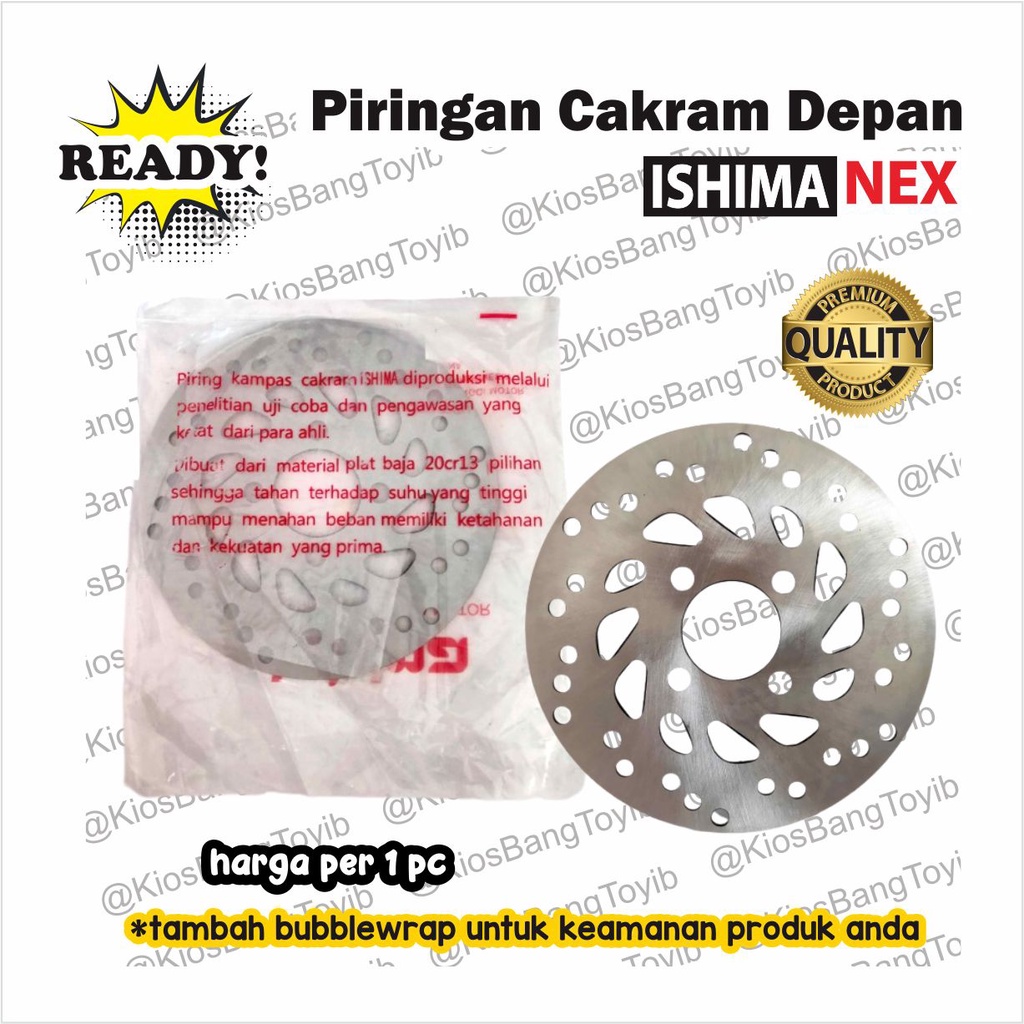 Piringan Rem Disc Cakram Depan Suzuki NEX SUNSTAR (Ishima)