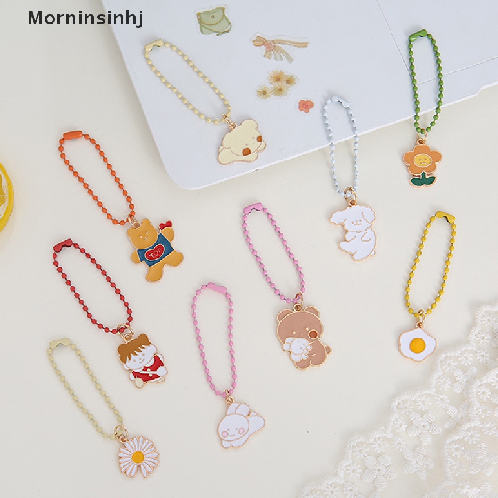 Mornin Kartun Gantungan Kunci Logam Indah Lucu Tas Ornamen Siswa Segar Kunci Cincin Liontin Gadis Gantungan Kunci Aksesoris Kawaii Keychain id