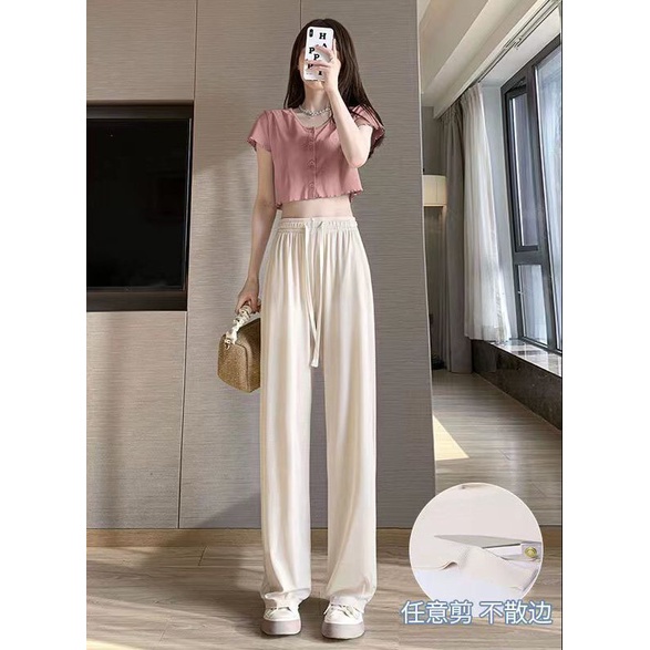 GROSIRTAS TG1687 Celana Kulot Knit Wanita Tebal - Celana Kulot Highwaist