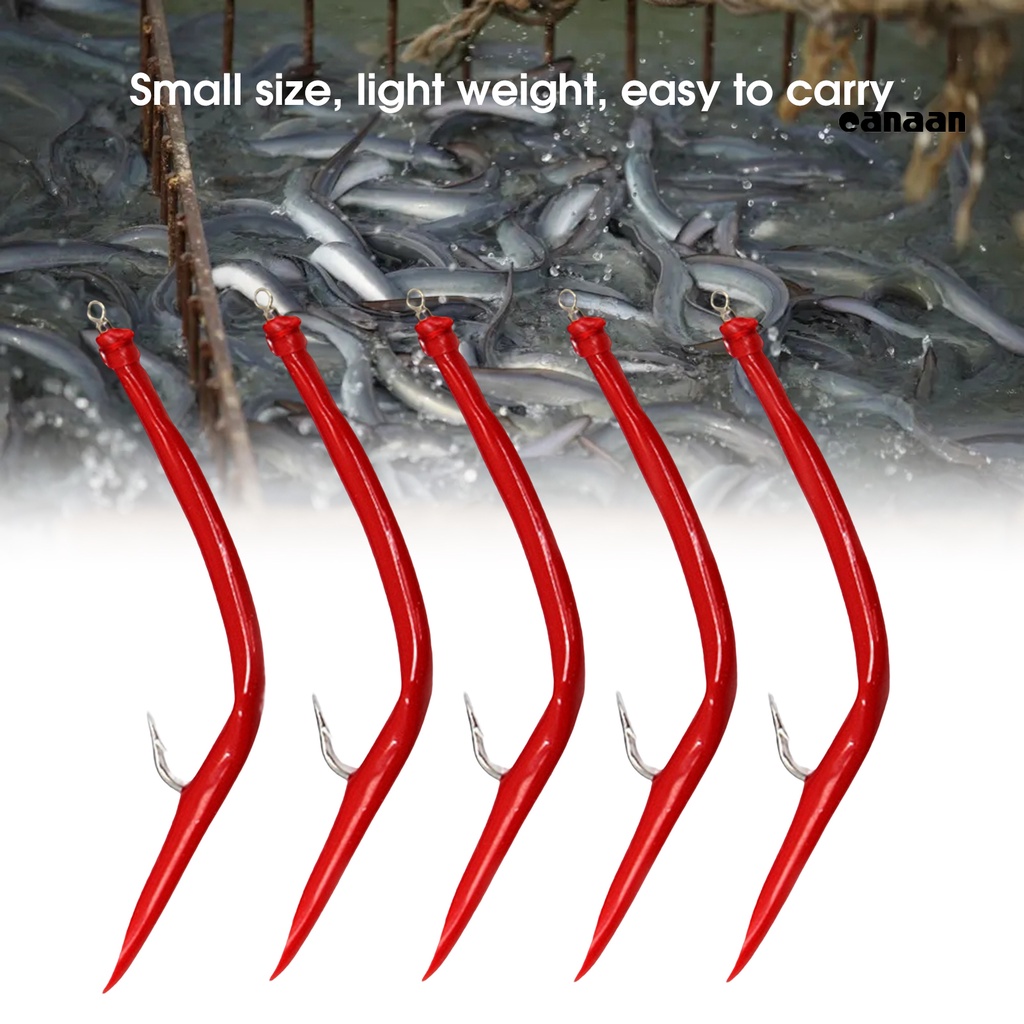 Cnn-5pcs Umpan Belut Kait Stainless Steel Buatan Wobblers 15cm/7.8g Tow Memancing Umpan Palsu Fishing Tackle