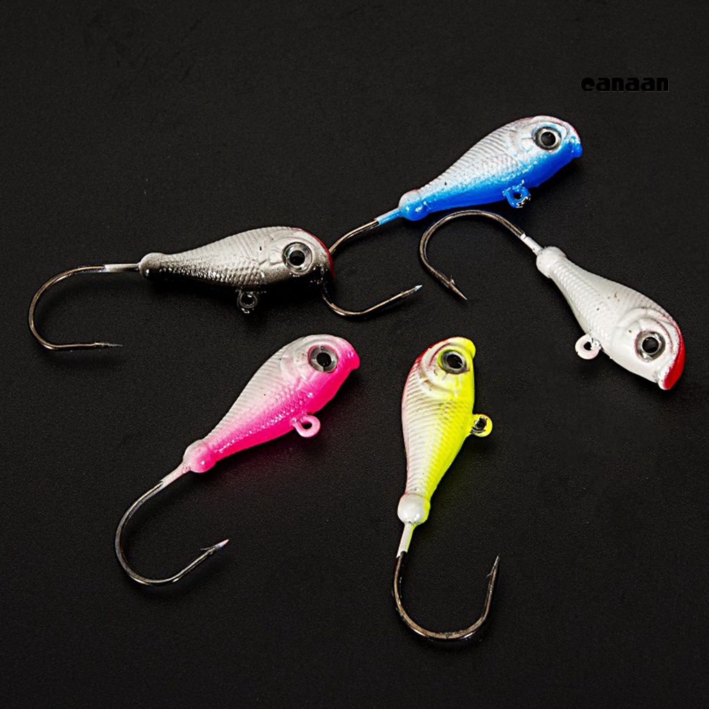 Cnn-28g/60mm Pengait Kepala Ikan Tajam 3D Fisheyes Anti-impact Rust-proof High Penetration Soft Bait Hook Outdoor Fishing Tackle