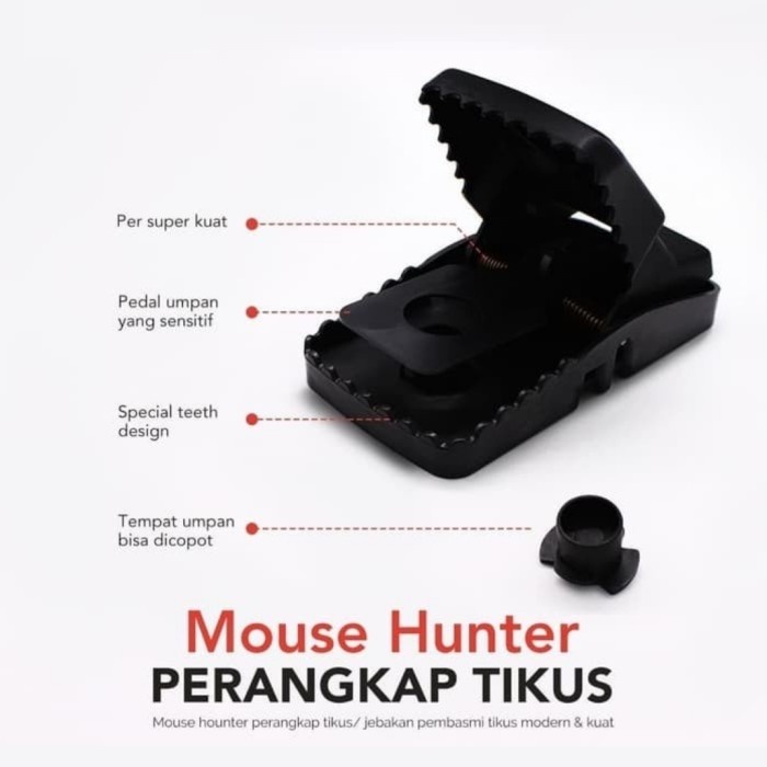 G485 JEBAKAN PERANGKAP TIKUS JEPIT OTOMATIS Double Spring Super Kuat