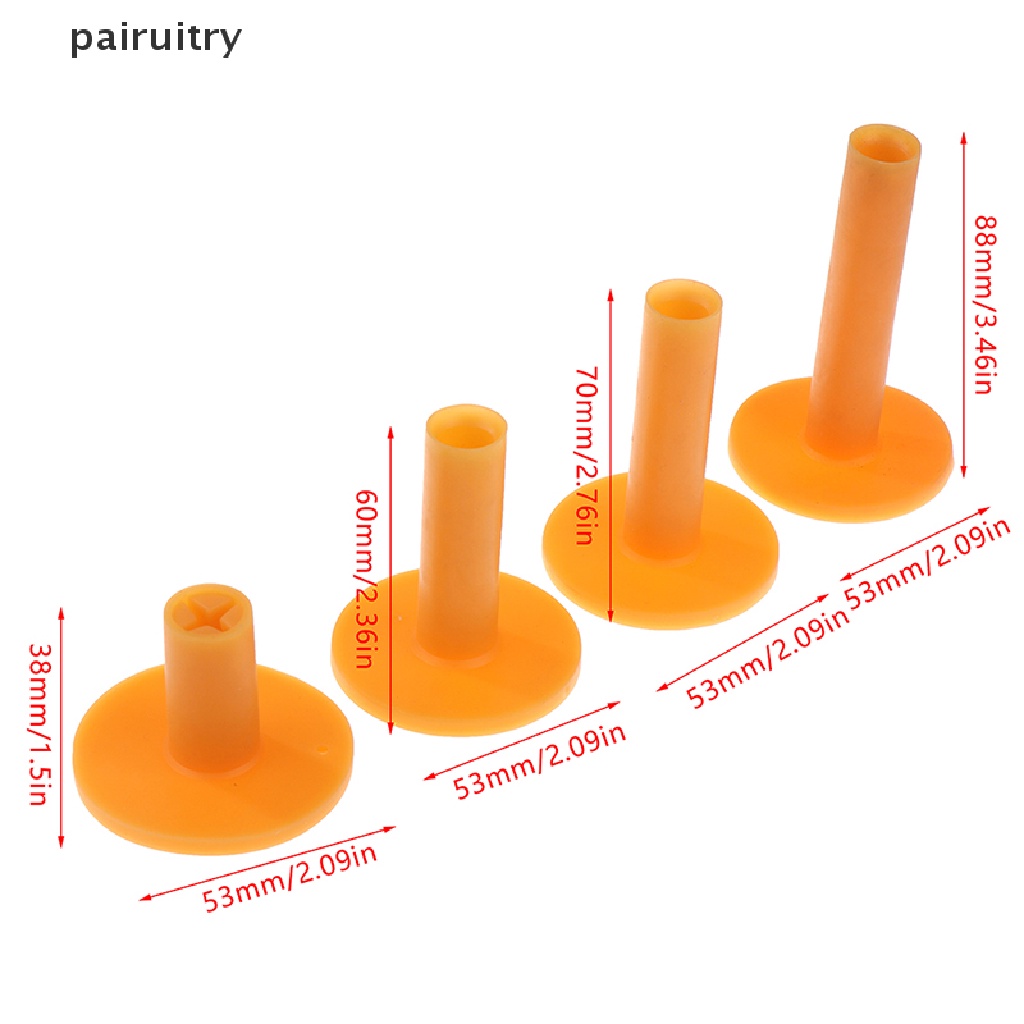 Holder Tee Golf Karet PRT Untuk Latihan Golf38 60 70 85MM Aksesoris PRT Bola Golf