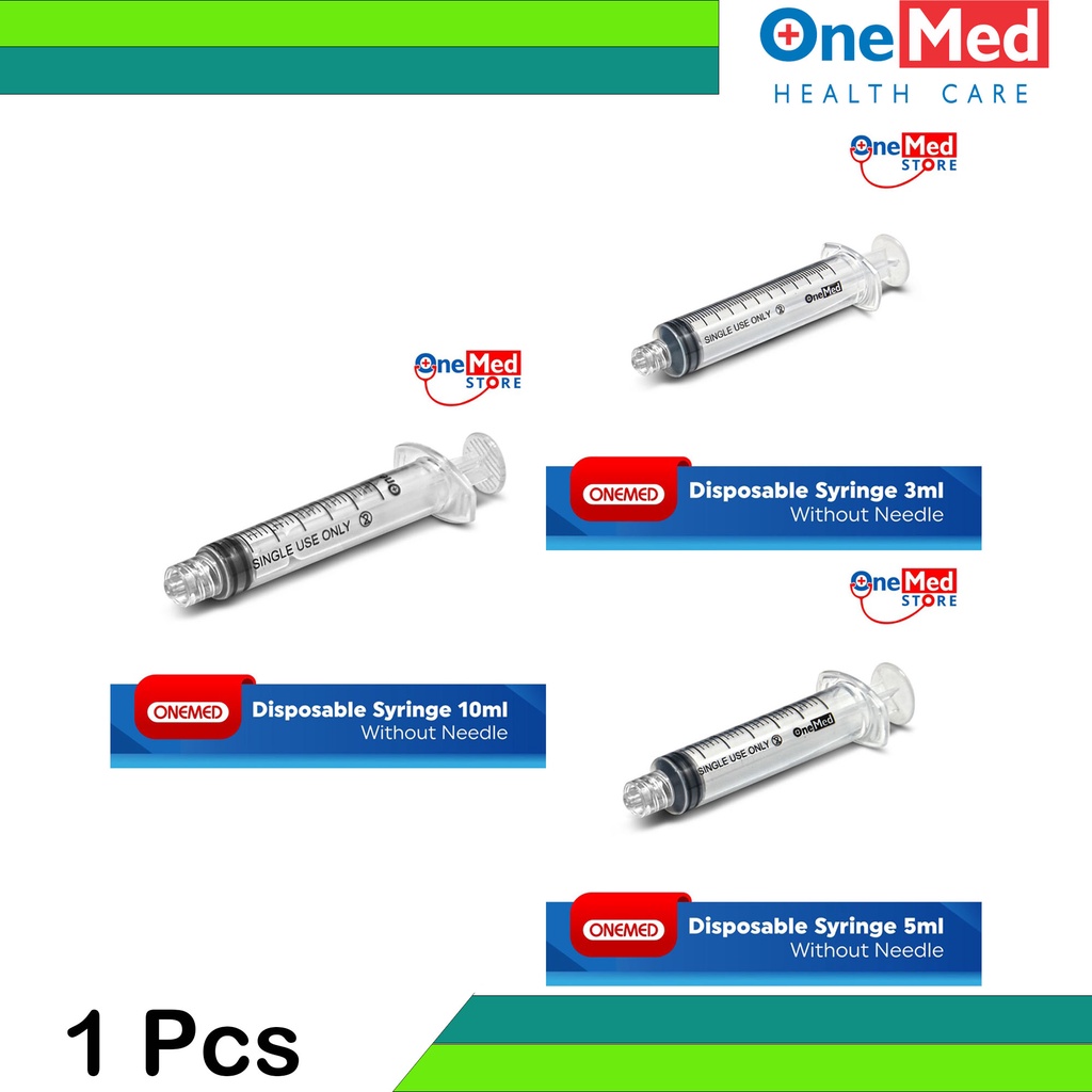 Syringe Without Needle Onemed Pcs