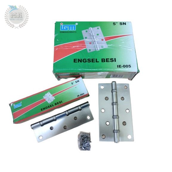 Engsel Pintu Besi IGM Plat Tebal 3&quot; 4&quot; 5&quot; Inch Engsel Jendela Tebal OLS ENGSEL TEBAL BESI IGM TERDAPAT 3 UKURAN / Engsel Pintu Jendela Rumah Kandang Berkualitas