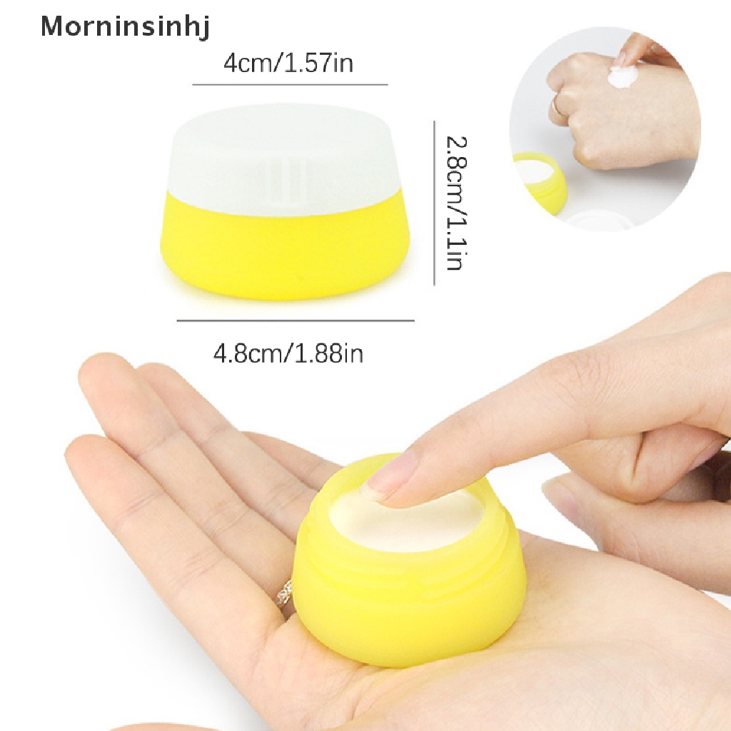 Mornin 20ml Toples Kosong Silikon Kosmetik Makeup Krim Wajah Lip Balm Wadah id