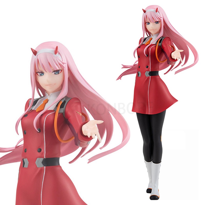 Darling In The FRANXX 18cm Zero Two Figure Mainan Desktop Dekorasi Koleksi Model Mobil Rumah Hias