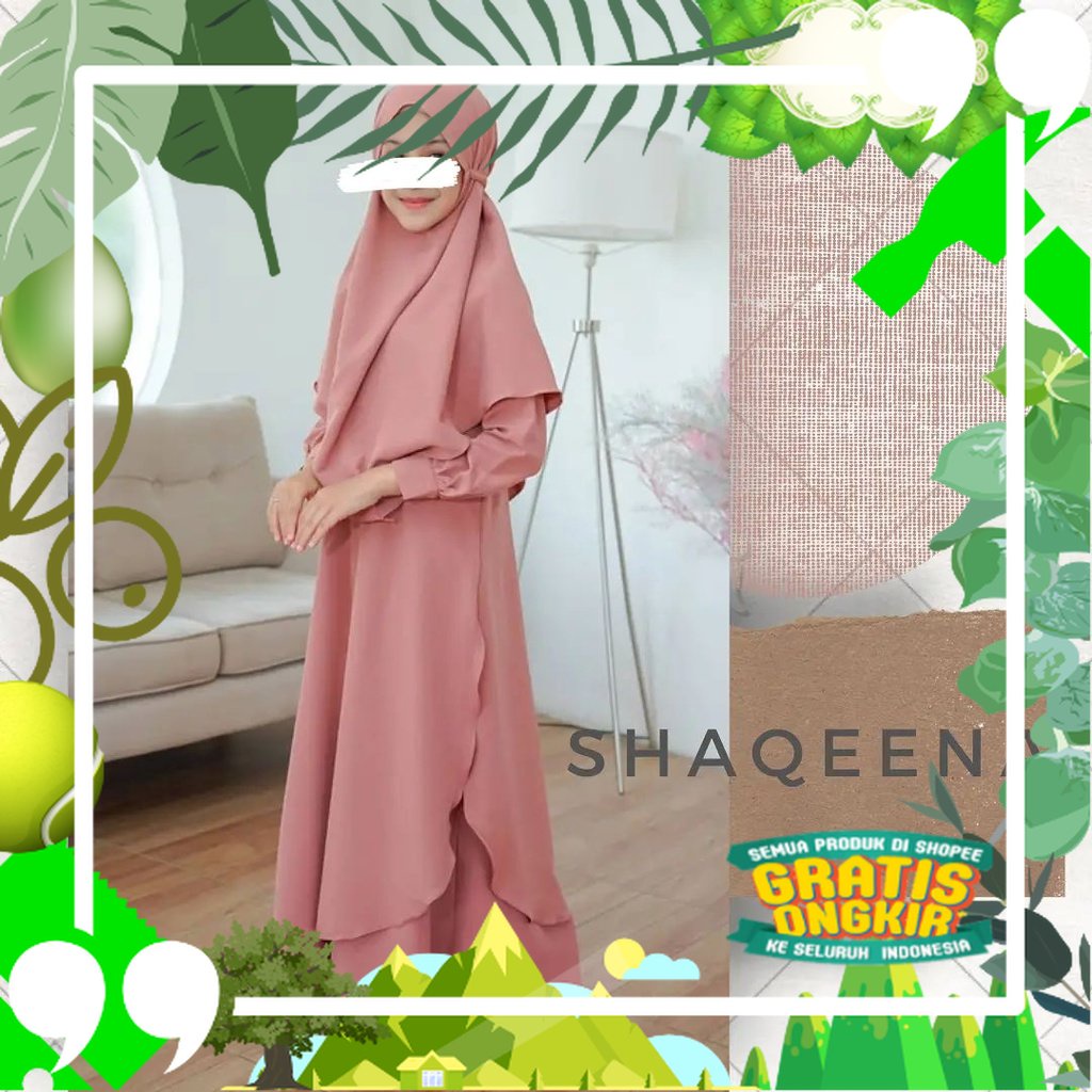 Shaqeena Syari kids / Baju Syari Anak Perempuan Terbaru / Terlaris / Termurah / Baju Gamis Syari Ana