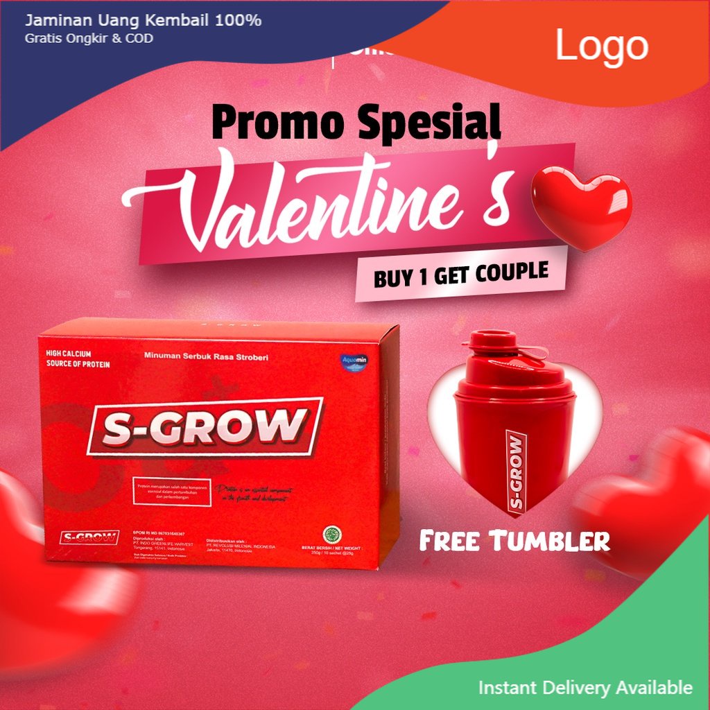 

S-GROW Susu Peninggi Badan Terbaik Free Hadiah Sgrow Suplemen Tinggi Kalsium Original Jaminan Asli [DISKON]