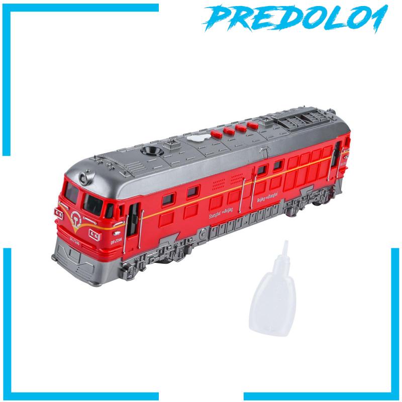 [Predolo1] Model Kereta Dengan Lampu &amp; Suara W/Steam Kid Train Mainan Untuk Hadiah Ulang Tahun Anak