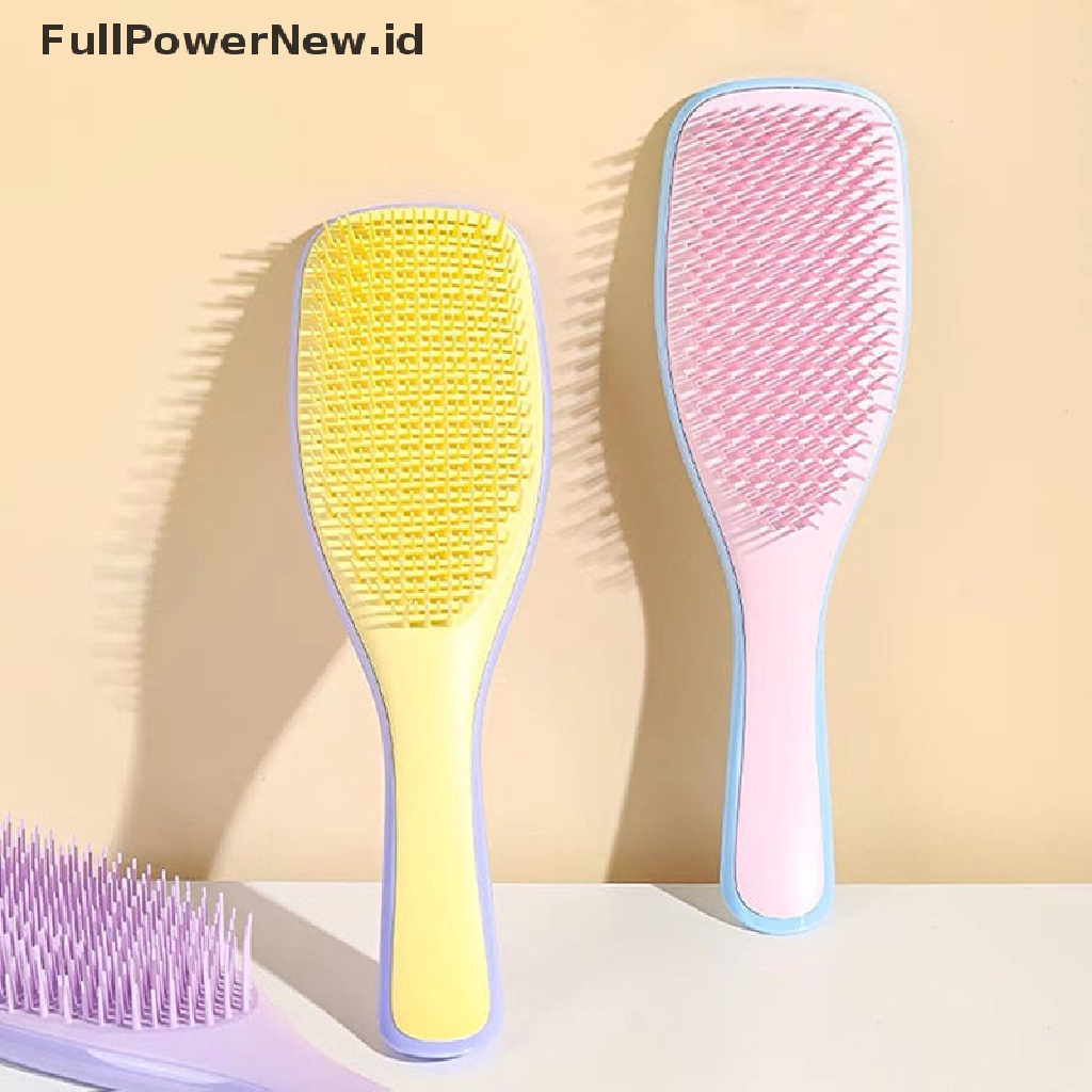 Power Sikat Rambut Anti Statis Gagang Detangling Sisir Alat Styling Rambut Salon ID
